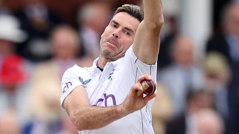 James Anderson bowling in his final Test for England at Lord's (Getty Images)