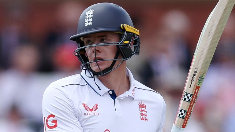 England v West Indies - Rothesay Men's Test Match - First Test - Day Two - Lord's
England's Jamie Smith batting on day two of the first Rothesay Men's Test match at Lord's Cricket Ground, London. Picture date: Thursday July 11, 2024.