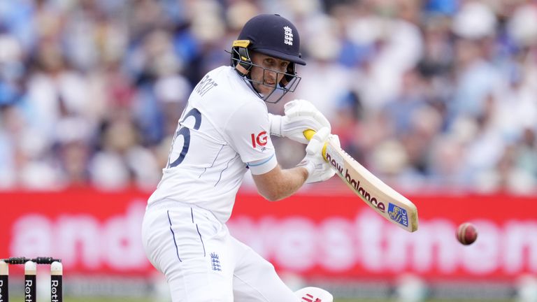 England v West Indies - Rothesay Men's Test Match - Third Test - Day Two - Edgbaston
England's Joe Root batting during day two of the Third Rothesay Test match at Edgbaston, Birmingham. Picture date: Saturday July 27, 2024.