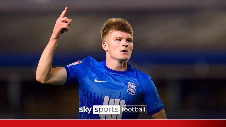 Birmingham City's Jordan James celebrates scoring their side's fourth goal of the game during the Sky Bet Championship match at St. Andrew's, Birmingham. Picture date: Tuesday October 3, 2023.
