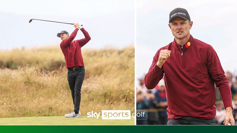 Justin Rose final day of the Open