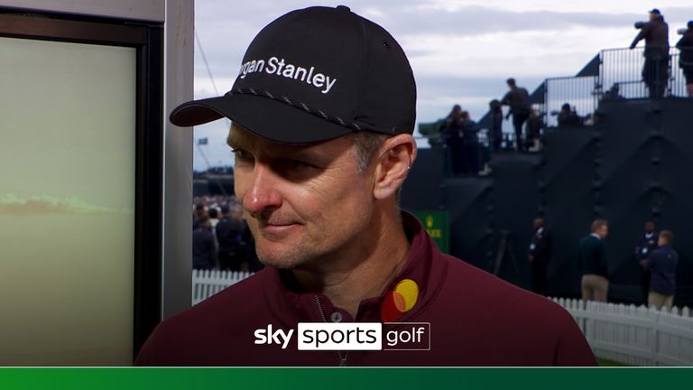 JUSTIN ROSE REACTION THE OPEN