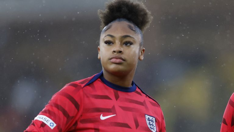 Khiara Keating received her first England call-up last October and was part of the squad for the recent Euro 2025 qualifiers.