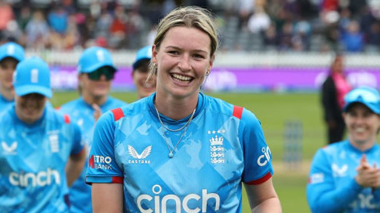 England's Lauren Bell (5-37) finished with career-best figures after taking a five-for against New Zealand