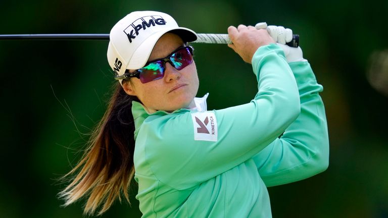 Leona Maguire during the first round of the Women's PGA Championship