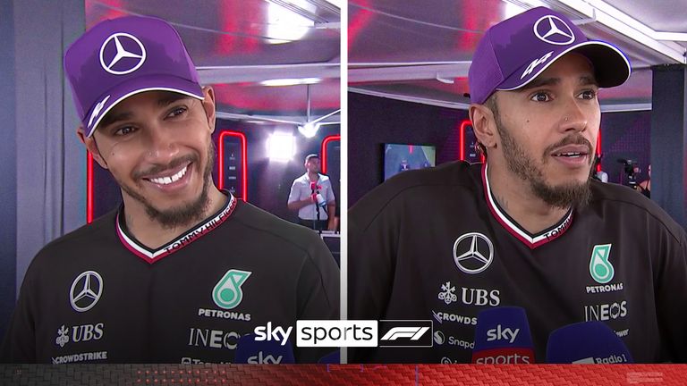 Lewis Hamilton believes his collision with Max Verstappen was a 'racing incident'.