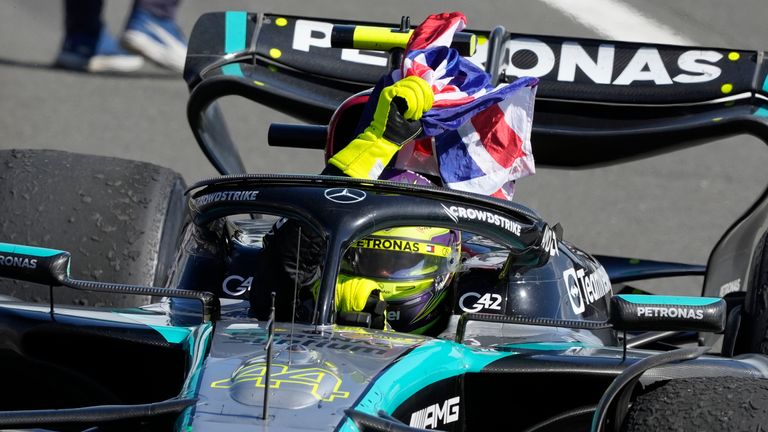 British GP: Lewis Hamilton holds off Max Verstappen to claim record ninth  victory at Silverstone | F1 News | Sky Sports