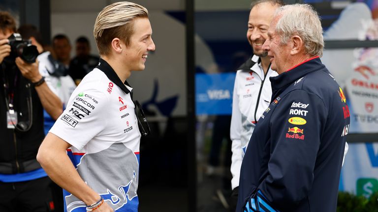 Lawson spoke to Red Bull adviser Helmut Marko and RB chief executive Peter Bayer