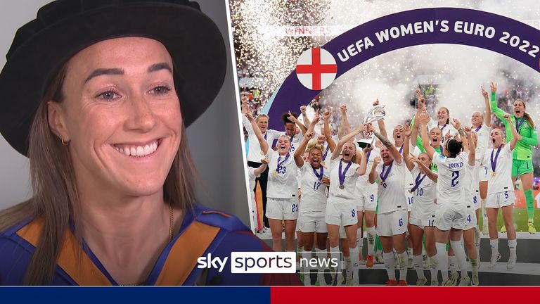 File photo dated 31-07-2022 of England celebrate winning the UEFA Women's Euro 2022. Defending champions England and the Republic of Ireland have been drawn together in the same group for Euro 2025 qualifying. Issue date: Tuesday March 5, 2024.