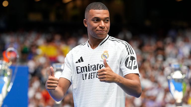 Mbappe officially became a Real player on July 1