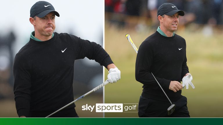 McIlroy made a double-bogey five on the short par-three 'Postage Stamp' hole as he dropped to two over par for the tournament during round one of The Open at Royal Troon