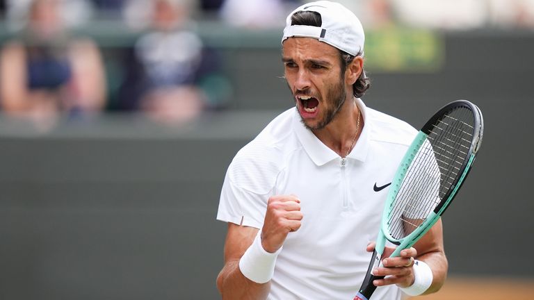 Wimbledon: Lorenzo Musetti fights back to beat Taylor Fritz and set up  semi-final vs Novak Djokovic | Tennis News | Sky Sports