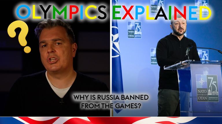 Sky Sports News&#39; Geraint Hughes explains why Russia isn&#39;t allowed to compete at the Paris Olympics.