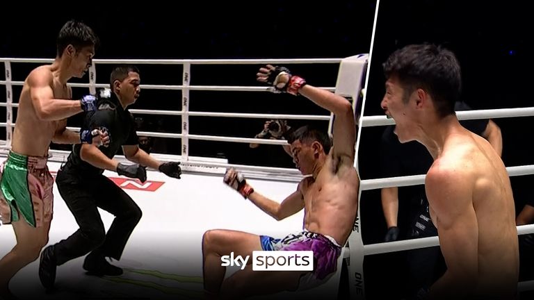 Ikko Ota delivered a surprising knockout to his opponent BM Fairtex at ONE Friday Fights 69.
