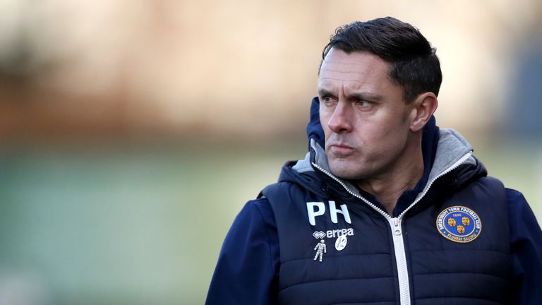 Paul Hurst took Shrewsbury to the League One play-off final in 2018