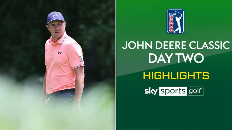 Highlights from day two of the John Deere Classic from Silvis, Illinois.