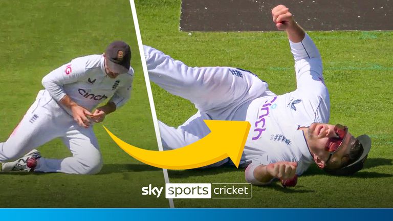 Joe Root Routine Catch 