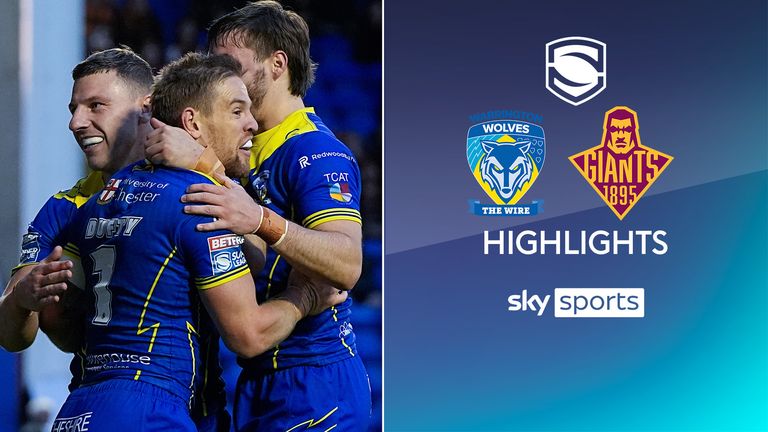 Highlights of the Super League match between Warrington Wolves and Huddersfield Giants.  Images: SWpix
