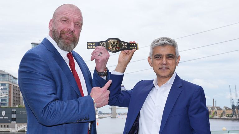 Khan holds talks with Triple H to bring WrestleMania to London