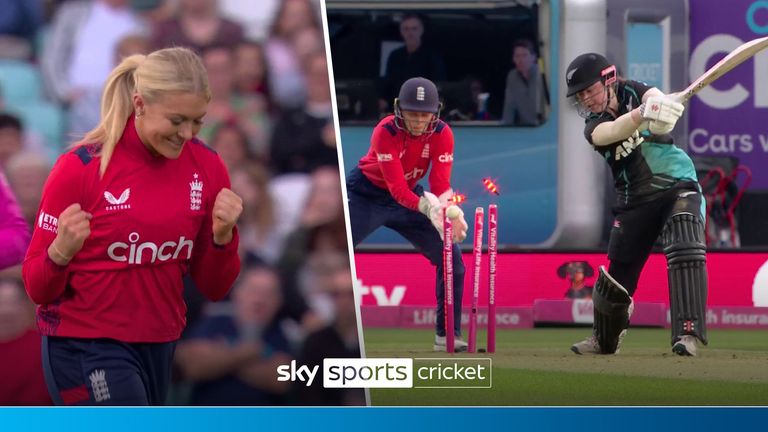 England's Sarah Glenn used her brilliant bowling to take two early wickets against New Zealand.