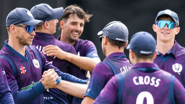 Charlie Cassell took seven wickets on his ODI debut for Scotland