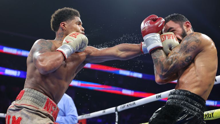 Shakur Stevenson outboxes his challenger