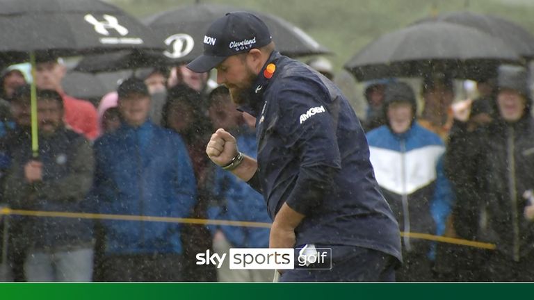 SHANE LOWRY PUTT THE OPEN DAY THREE FOURTH HOLE