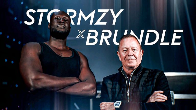 Stormzy and Martin Brundle