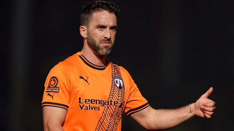 Will Grigg helped Chesterfield to National League promotion last season