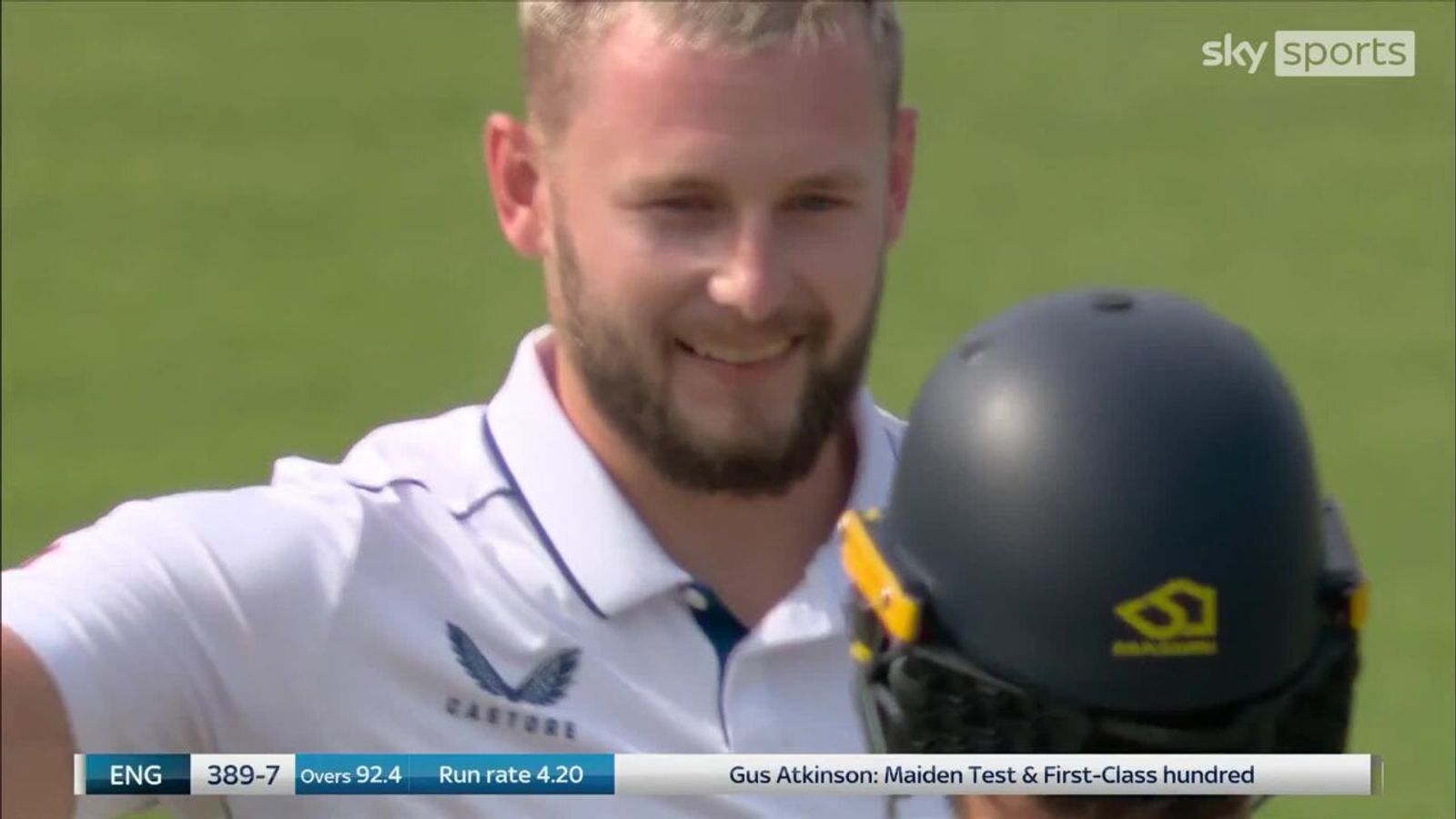 England's Gus Atkinson reaches maiden ton against Sri Lanka