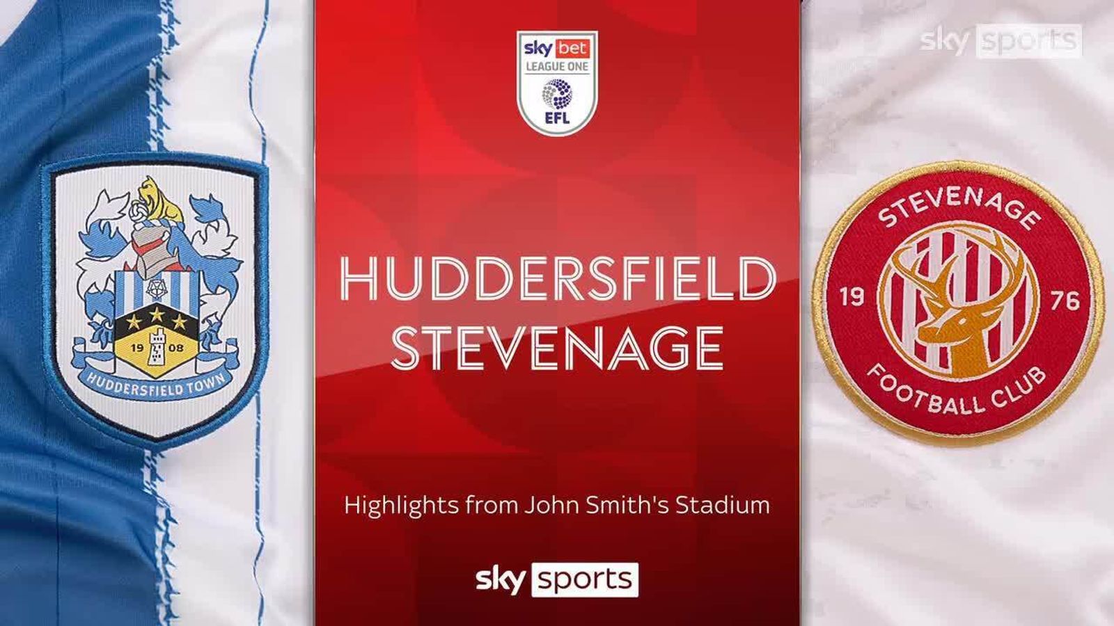 Huddersfield Town 21 Stevenage EFL League One highlights Explore o