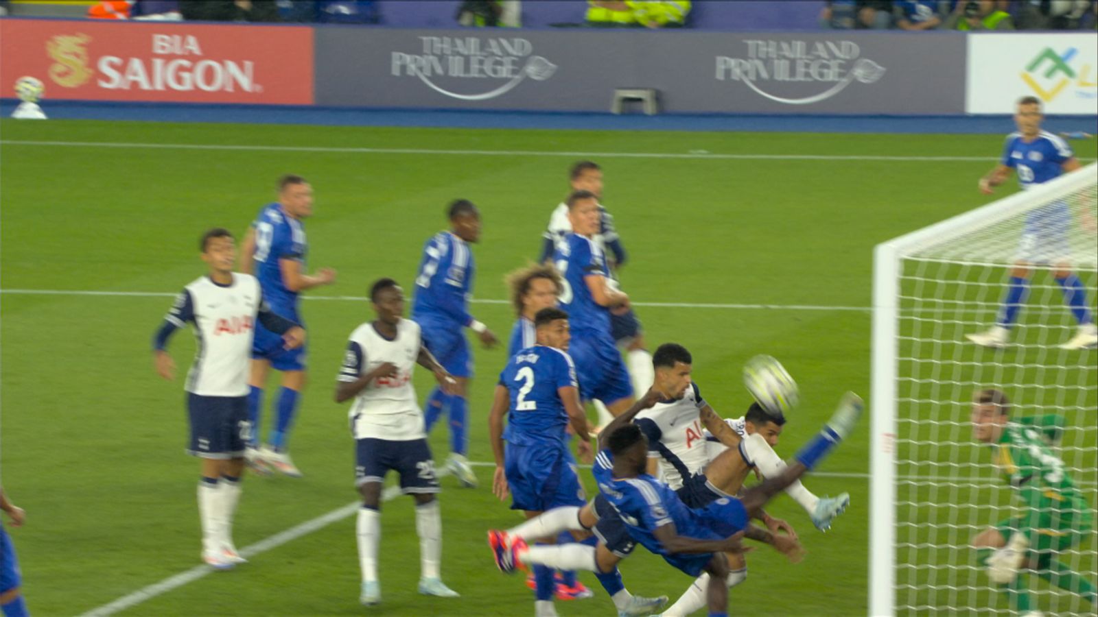 Ndidi makes brilliant goal-line clearance to deny early Spurs lead - Sky Sports