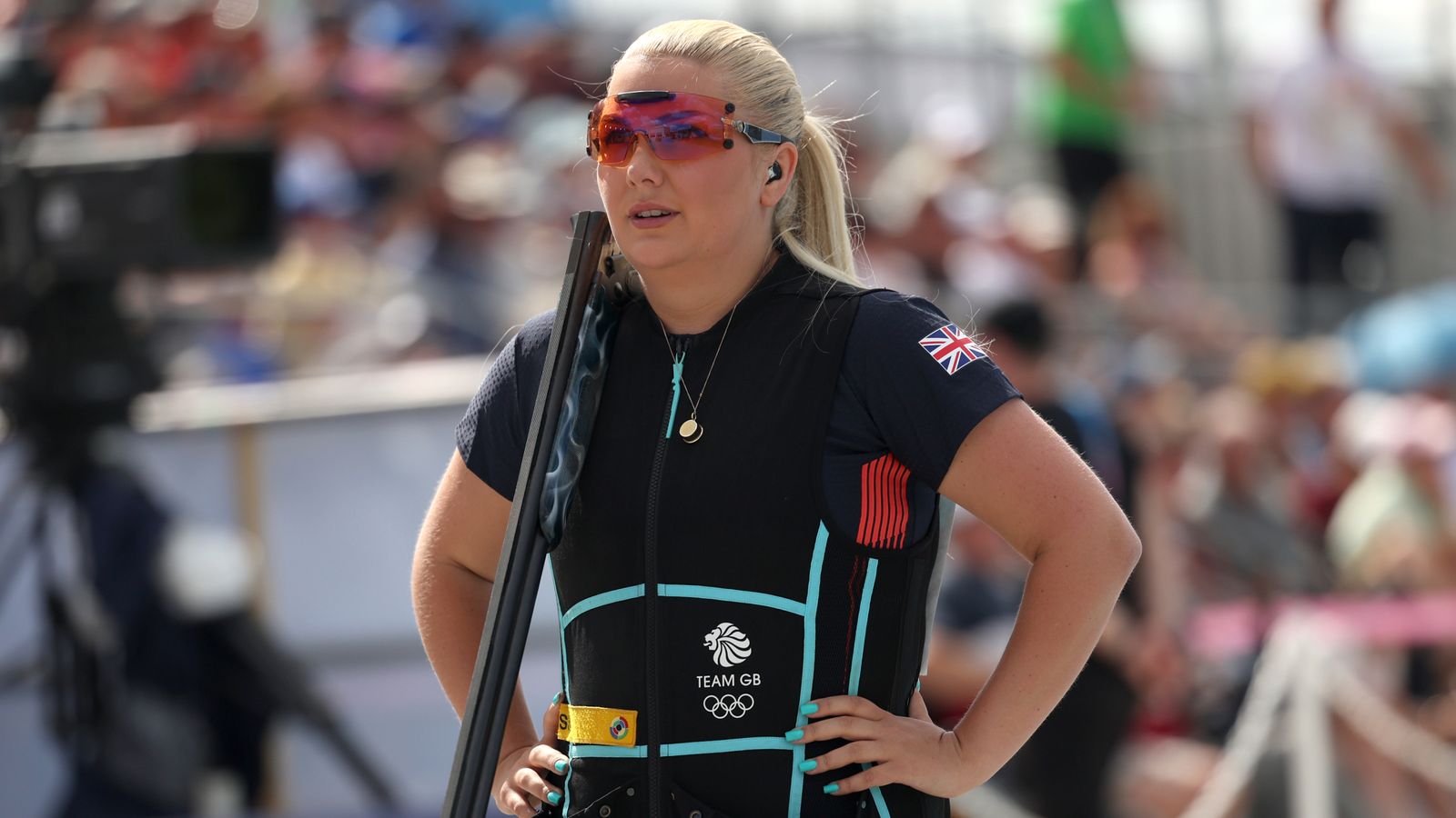 Olympics 2024: Great Britain’s Amber Rutter wins silver medal in women’s skeet shooting final