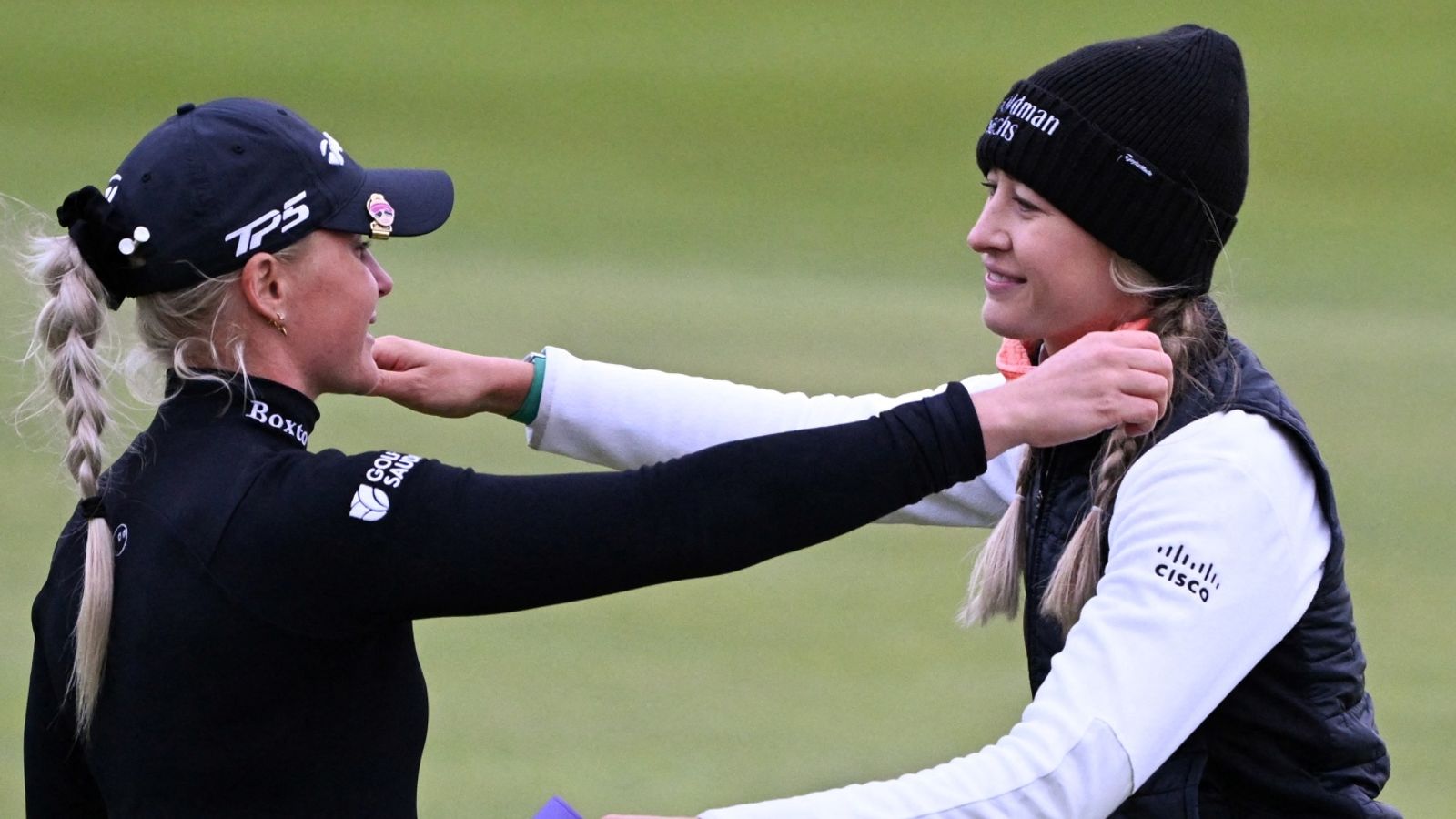 AIG Women’s Open: Charley Hull grabs early lead with Nelly Korda, Lilia Vu chasing at windy St Andrews