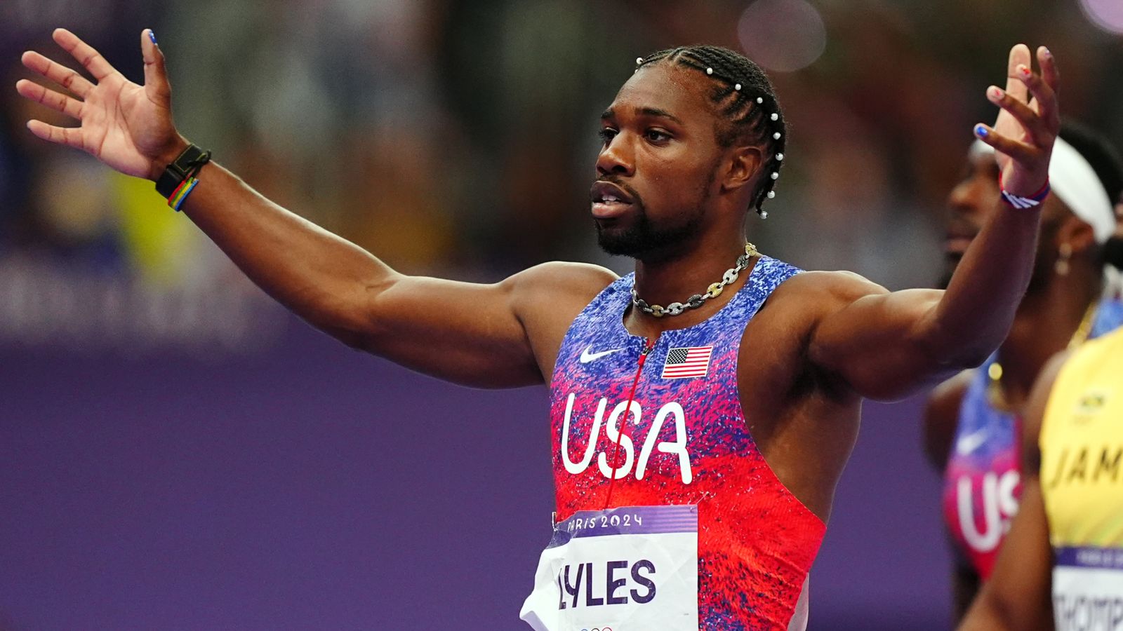 Olympics 2024 men's 100m final USA's Noah Lyles wins gold in Paris after dramatic photo finish