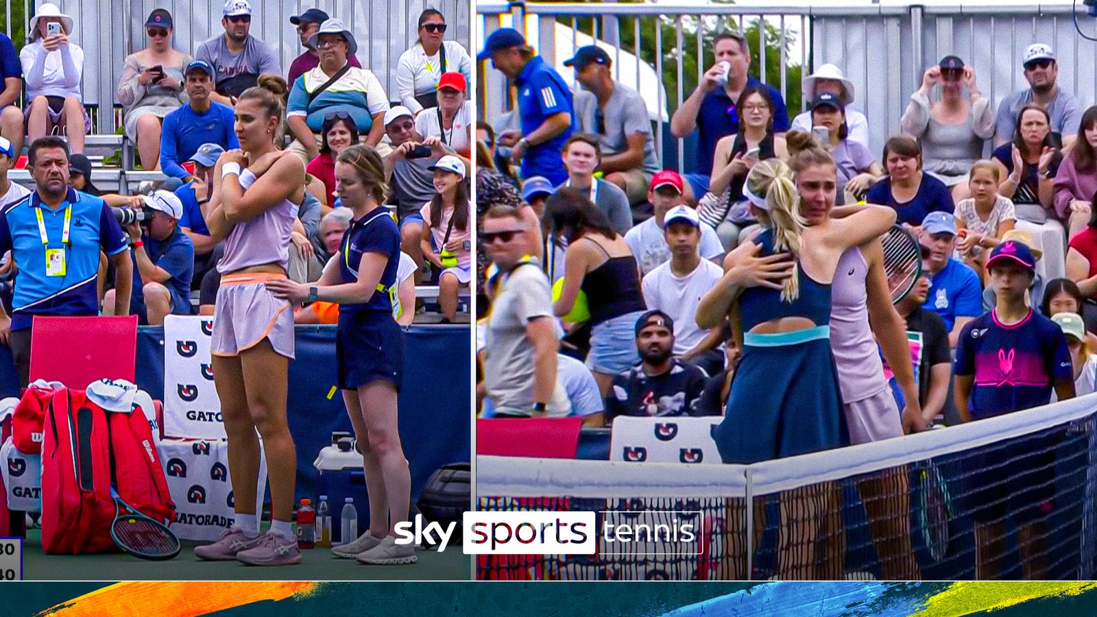 Katie Boulter succeeds after Beatriz Haddad Maia pulls out with injury