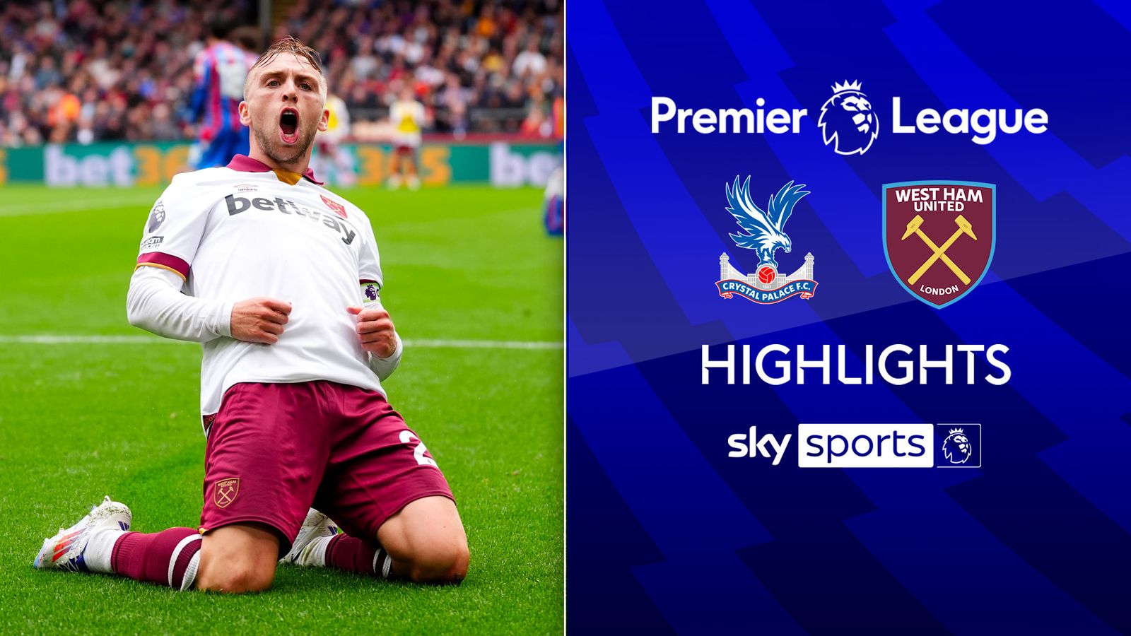 Crystal Palace 02 West Ham Premier League highlights Football News