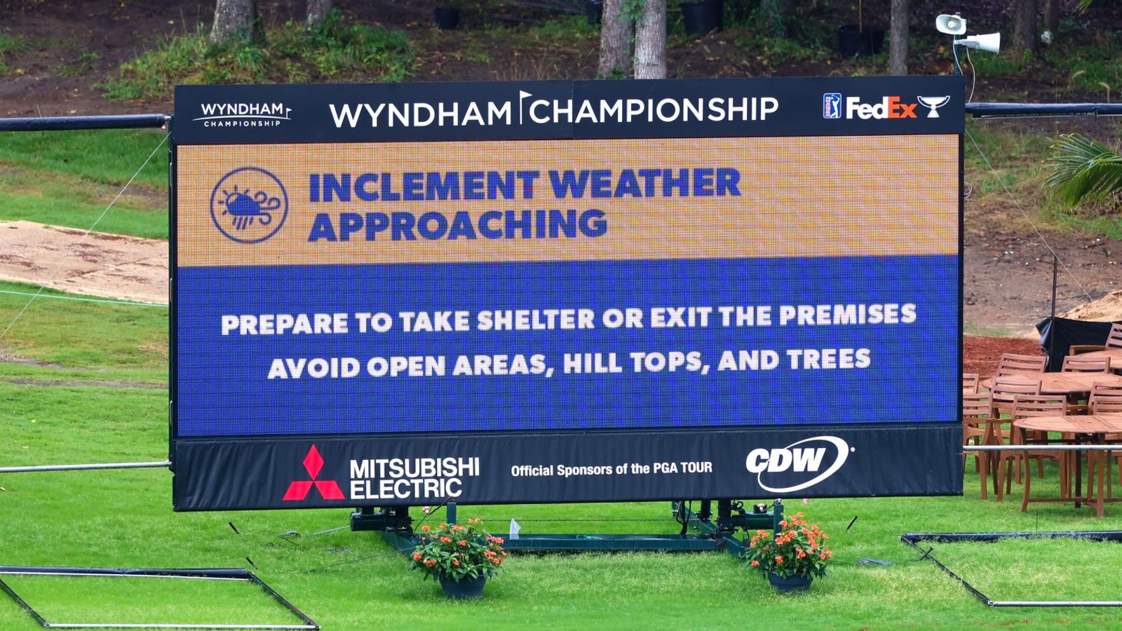 Tropical storm forces Wyndham Championship postponement