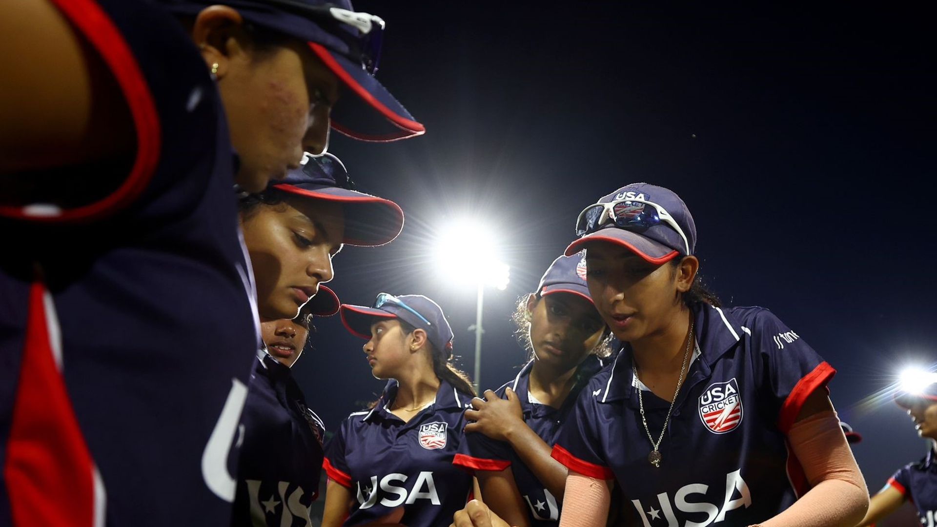 American South Asian teens confronting racist abuse while representing USA