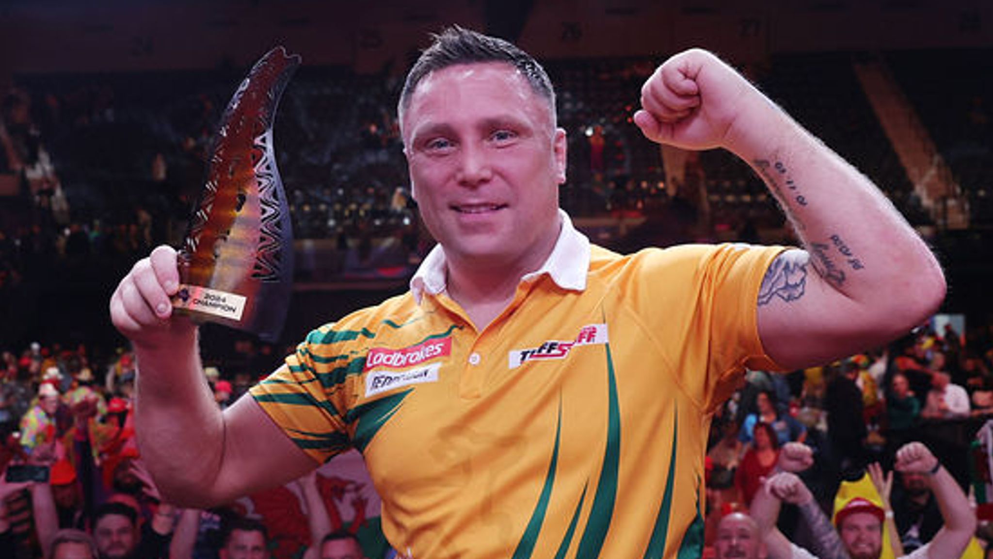 Gerwyn Price demolishes Luke Littler 81 to win Australian Darts