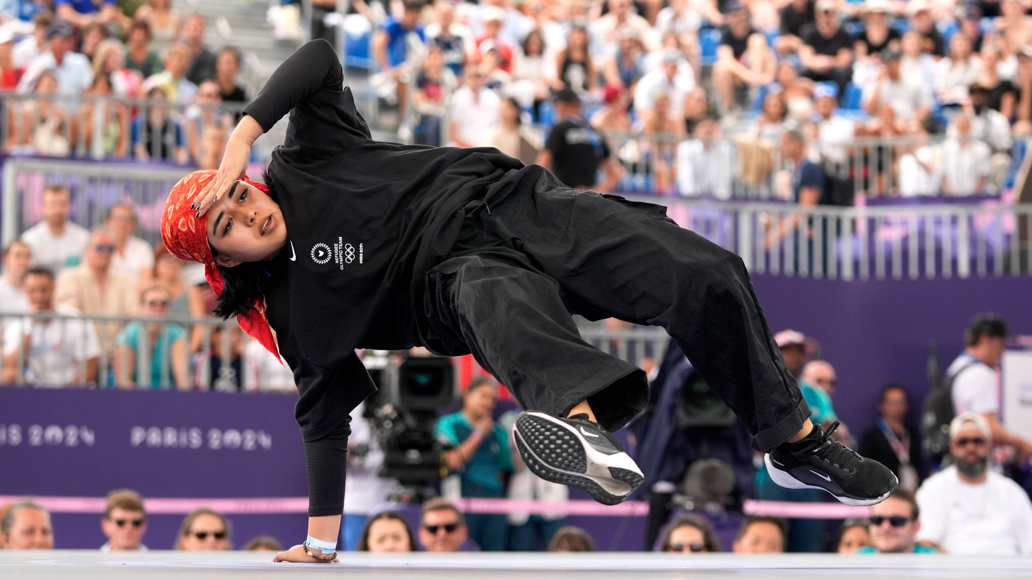 Olympics 2024 Refugee breakdancer Manizha Talash unveils 'Free Afghan