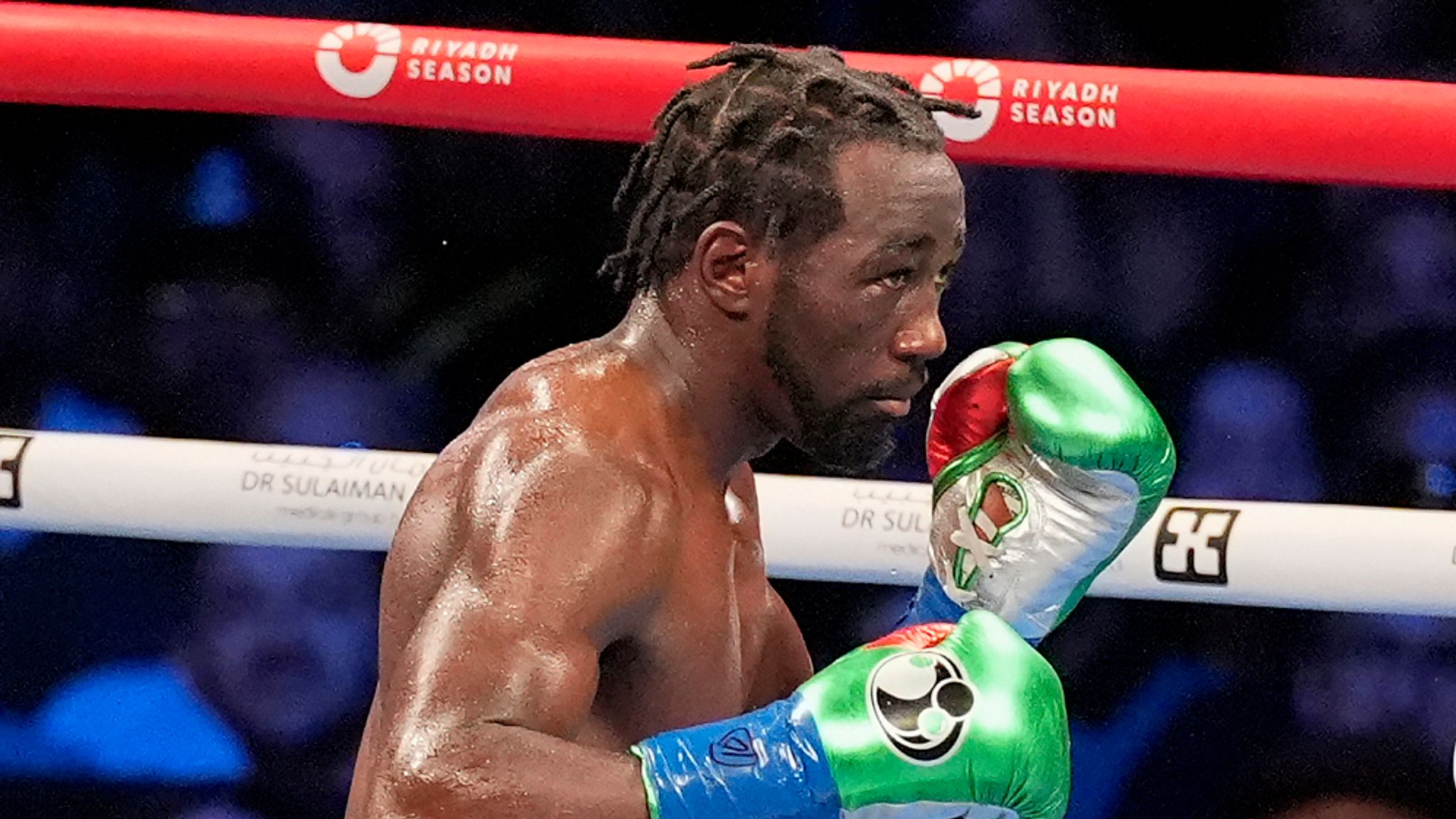 Terence Crawford becomes four-division world champion as Martin Bakole ...