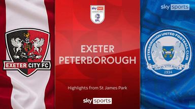 Exeter 1-2 Peterborough