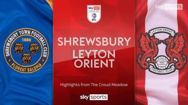 Shrewsbury 3-0 Leyton Orient