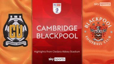 Cambridge 4-4 Blackpool