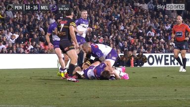 Storm prop sin-binned for high tackle that takes out team-mate!