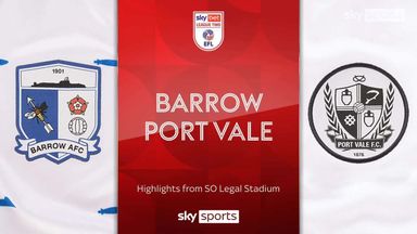 Barrow 4-0 Port Vale