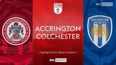 Accrington 1-1 Colchester