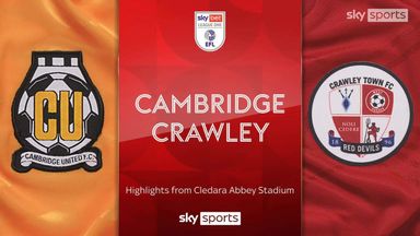 Cambridge 0-1 Crawley