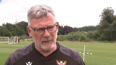'I'd rather be looking up!' | Levein targets top-six for St Johnstone